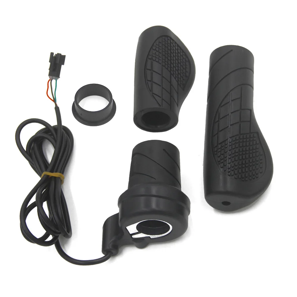 Electric Bike Half Twist Throttle Split Accelerator Handlebar Grips Universal Speed Control for E-Bike Electric Scooter Parts