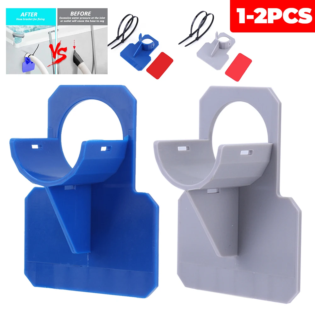 Swimming Pool Pipe Holder Mount Support 30-38mm Pipes For Pool Above Ground Hose Outlet With Cable Tie Clamp Pool Accessories