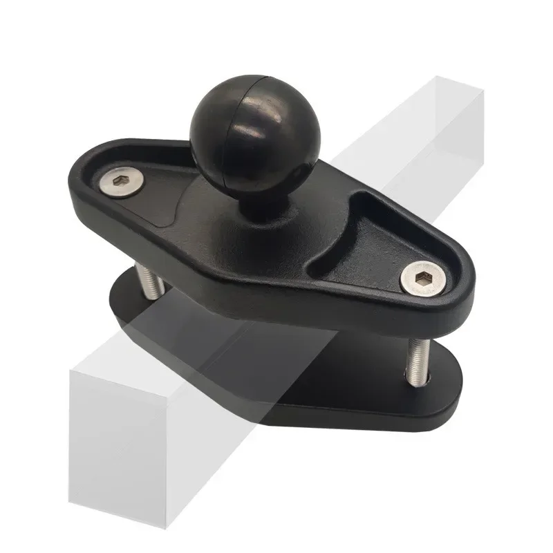 Ball Mount with Fish Finder and Universal Mounting Plate Kayak Accessories /1.5 inch Ball Head Base /1.5 inch Double Socket Arm