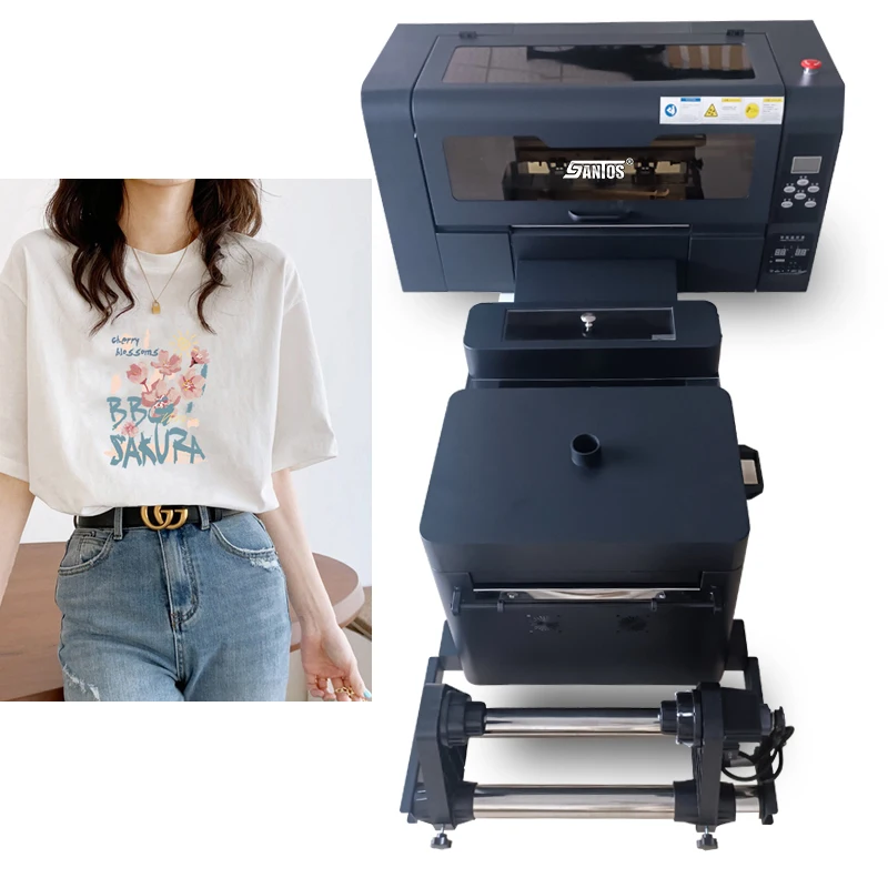 A3 Dtf Printers Inkjet Heat Transfer T-Shirt Print Direct To Pet Film Dtf Printer With Xp600 Print Head