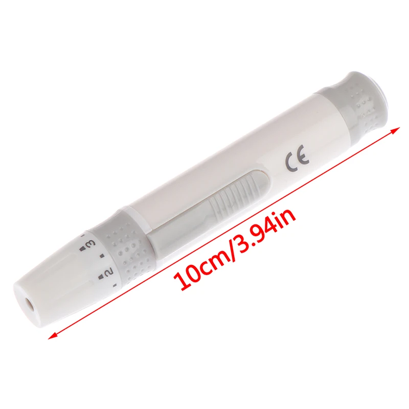 1pcs Blood Sampling Pen Lancet Pen Adjustable Blood Glucose Lancing Device For Diabetes Mellitus Old Man Health Care