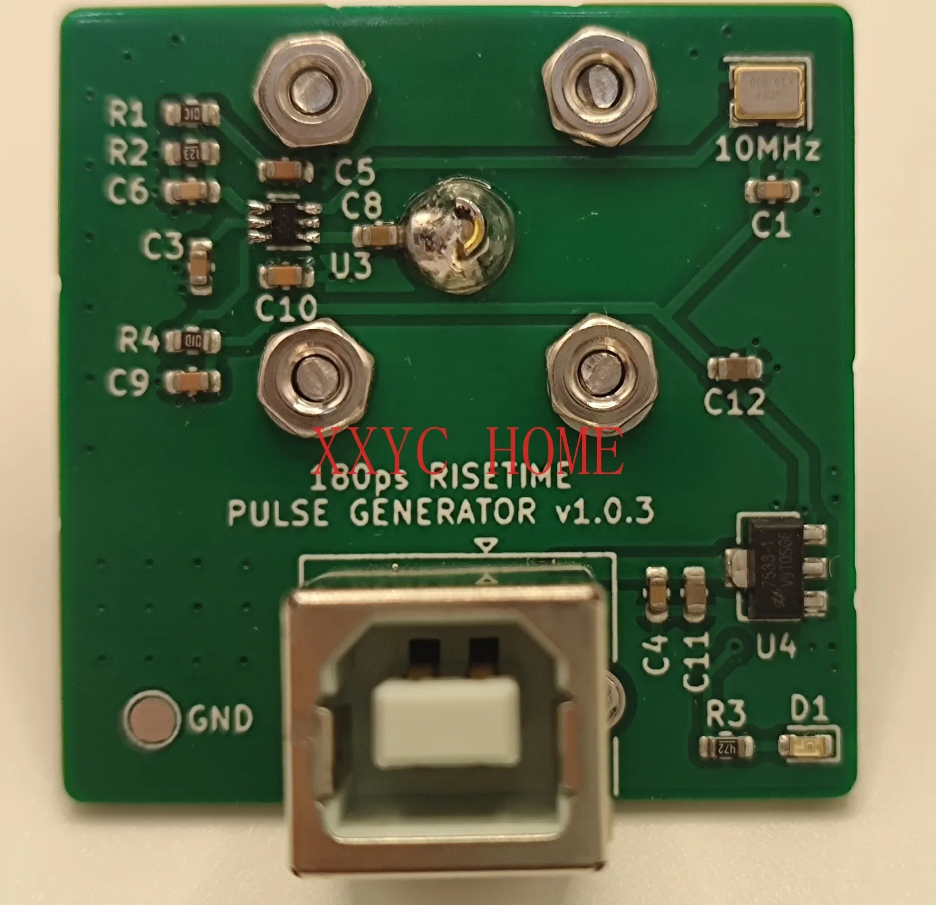 Fast edge pulse generator 180 picosecond rising edge Measurement of oscilloscope bandwidth TDR measurement