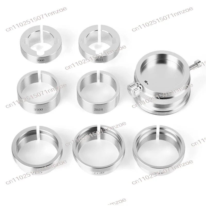 Multifunctional Watch Movement Holder Rotating Base 8pcs Set Watch Maintenance Repair Tool Kit
