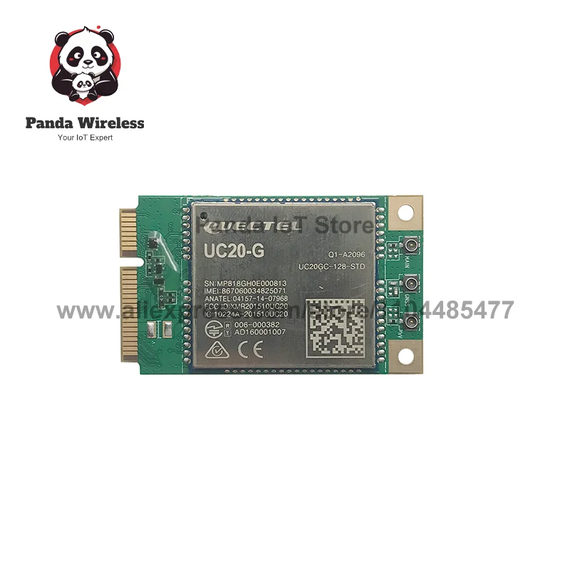 Quectel UC20 UC20-G Mini Pcie UC20GC-128-STD UMTS/HSDPA 800/850/900/1900/2100MHz for Global with U.FL Pigtail Antenna Adapter