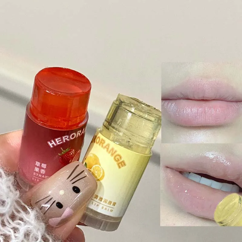 HERORANGE Moisturizing Lipstick - Nourishing Hydrating Lip Balm for Dry Chapped Lips Colorful Lip Care for Daily Use