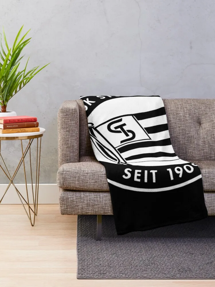 Sk Sturm Graz - Graz from Austria - Die Schwoazn, The Blackies - Sportklub Puntigamer Sturm Graz Throw Blanket Weighted Blankets