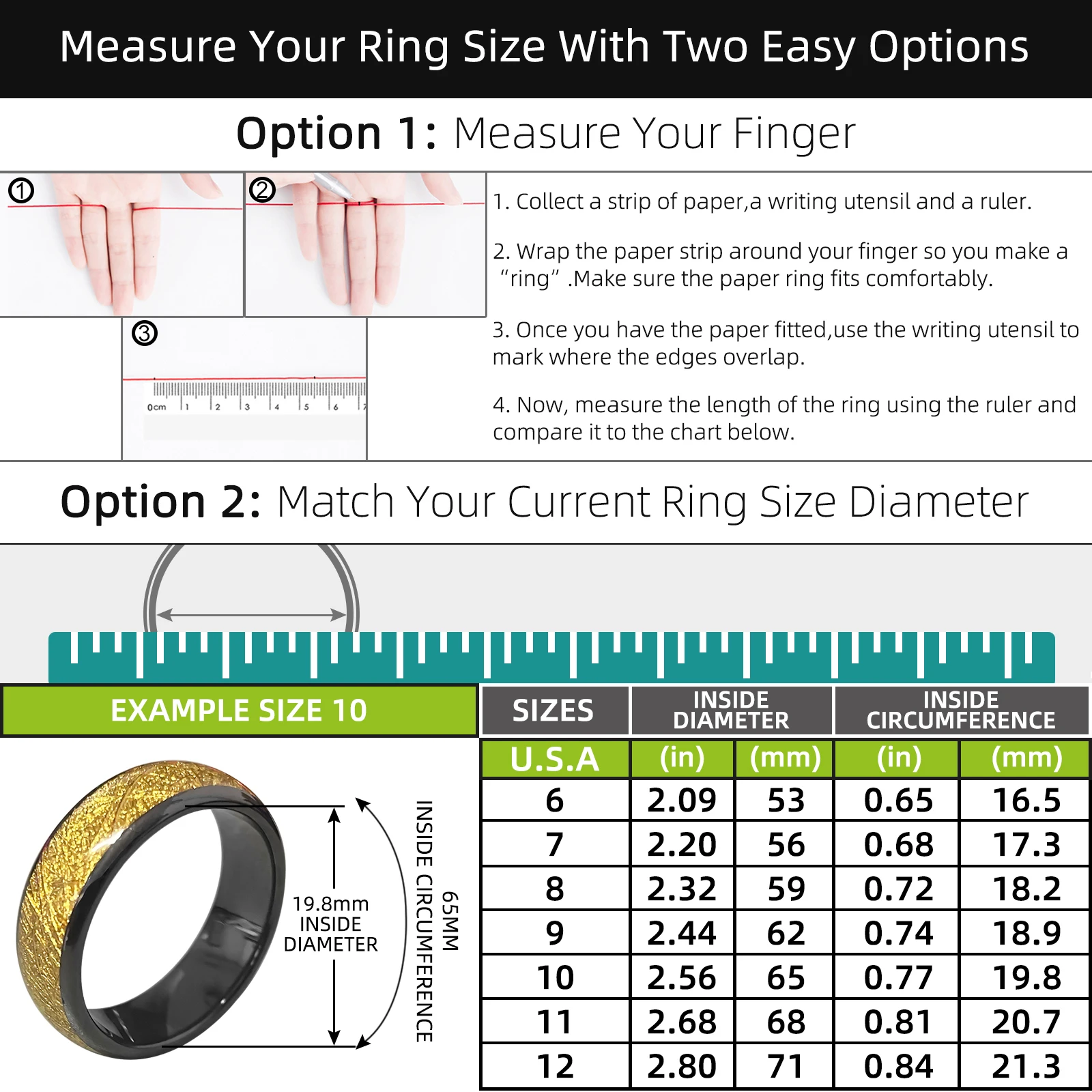 13.56mHz M1 Classic 1K S50 Chip Ceramic Smart Ring for Access Control and Cabinet Lock Keys Cards,Compatible with 14443 Protocol
