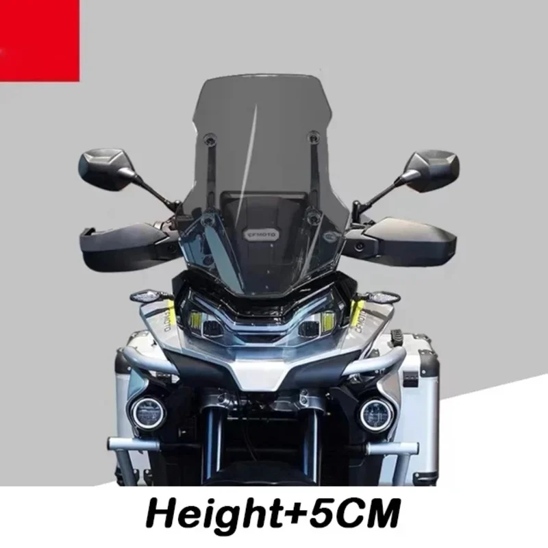 CFMOTO motorcycle windshield 800MT MT800 CF800MT widened and raised 51/56CM front windshield sports deflector