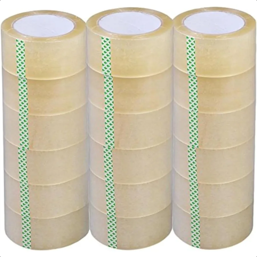 

18 рулонов 1,88 х 60 ярдов, прозрачная упаковка, коробка для хранения, уплотнительная упаковочная лента APL1268, 18 рулонов