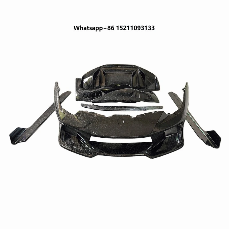 V-Style for LP610 Body Kit Forged Carbon Fiber Front Bumper Rear Bumper Side Skirts Rear Spoiler-All New