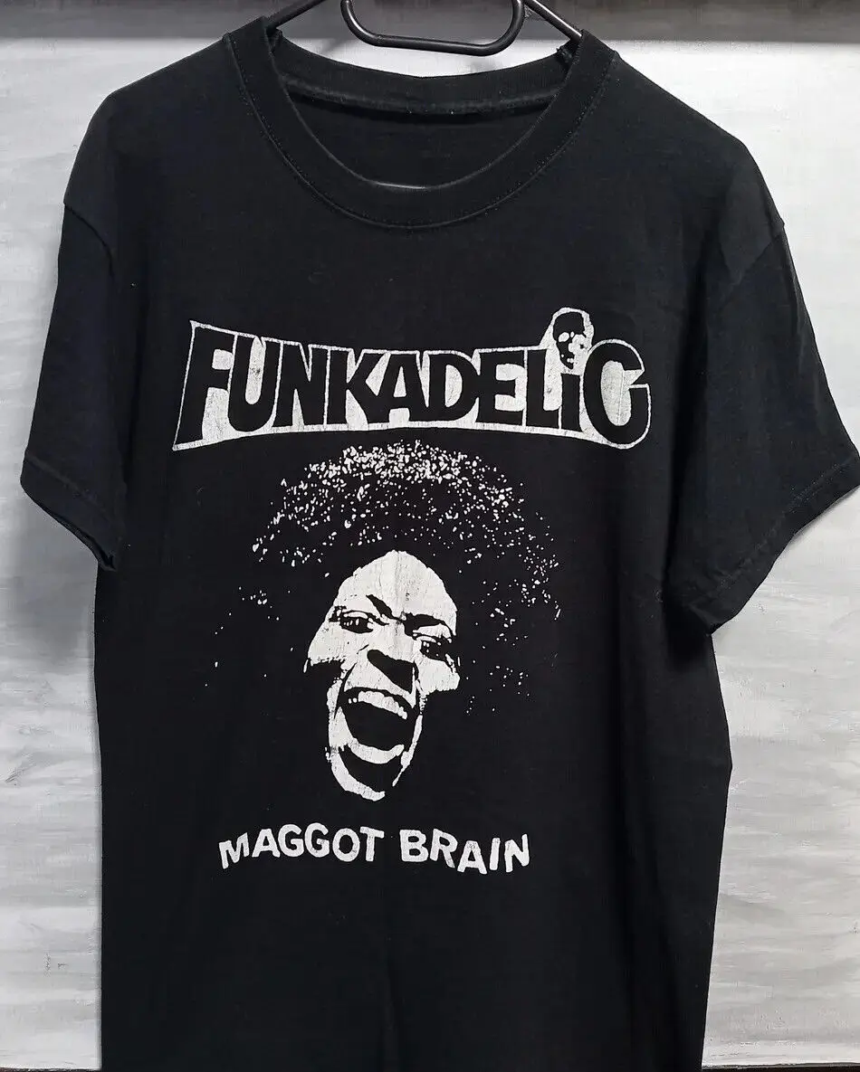 Funkadelic Maggot Brain Rock graphic black shirt men women KV20172