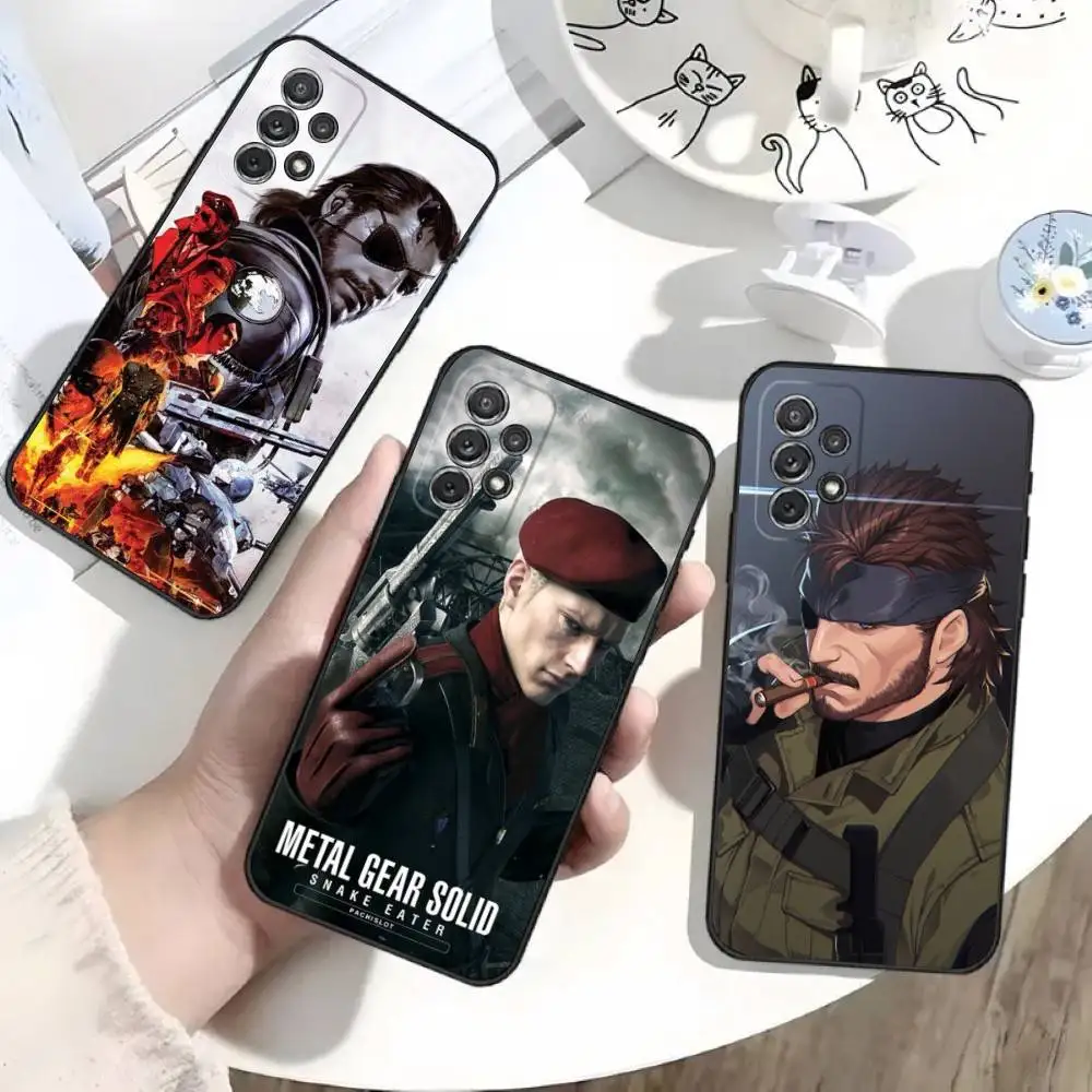 

Game M-Metal Gear S-Solid Phone Case For Samsung S25,S24,S21,S22,S23,S30,Ultra,S20,Plus,Fe,Lite,Note,10 Black Soft Shell
