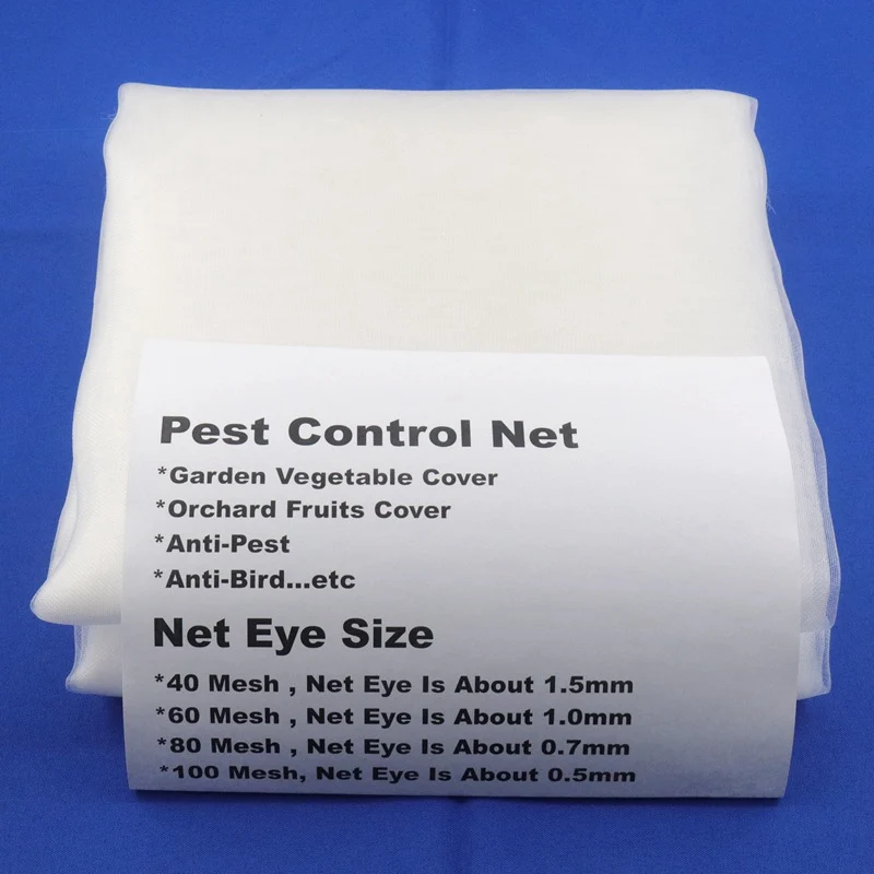 100Mesh Greenhouse Pest Control Net for Fruit Trees Flowerpots Garden Plants & Vegetables Anti-Insect Mesh Cover