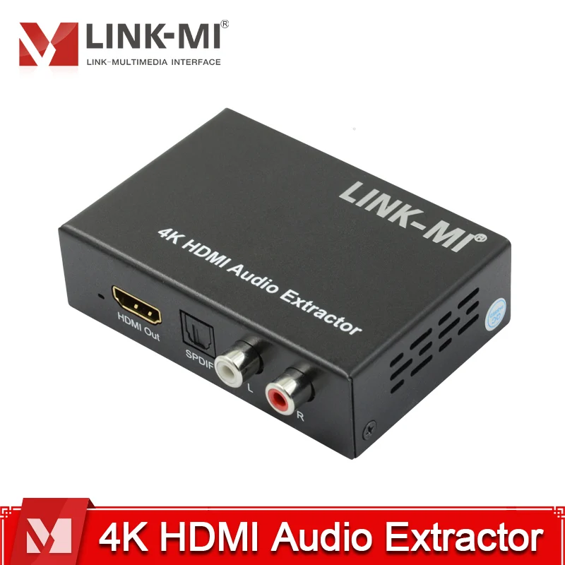 

4K HDMI Audio Extractor HDMI Audio Splitter HDMI to Rca Audio Converter