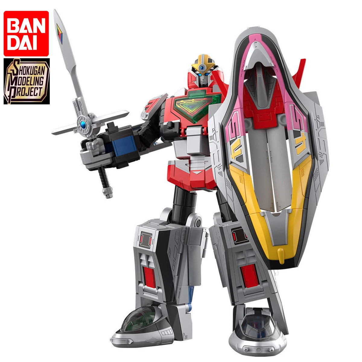 

BANDAI SMP Mirai Sentai Timeranger 3D Formation Time Robot Anime Action Figures Assembly Model Collection Toy