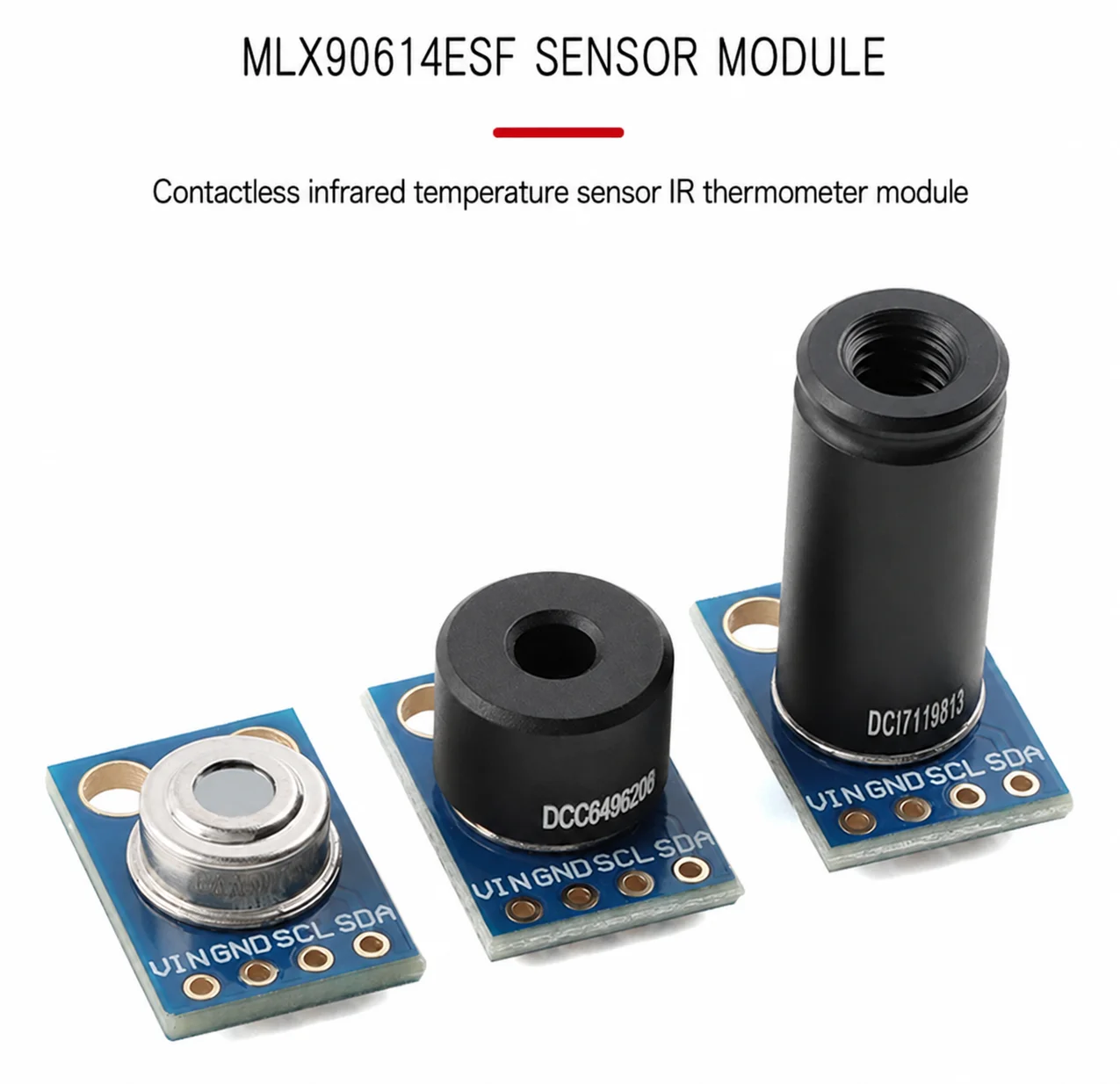 GY-906 MLX90614ESF-BAA/BCC/DCI Non-contact Infrared Temperature Sensor Module