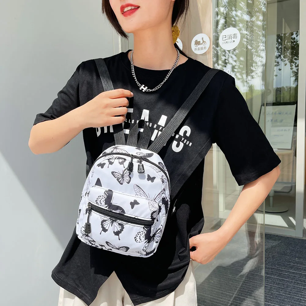 Fashion Women Rucksack Mini Backpack Animal Pattern Printing Handbags High Capacity Travel Bags Casual Bag Cosmetic Bag Rucksack