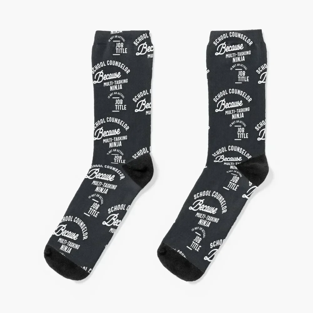 

School Counselor Gifts School Counseling Socks designer with print warm winter basketball Mens Socks Women's