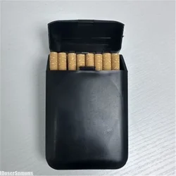 Bounce Cigarette Case with One-click Open Lid Waterproof Moisture-proof Pressure-proof Cigarette Pocket for Men Smoking Gifts