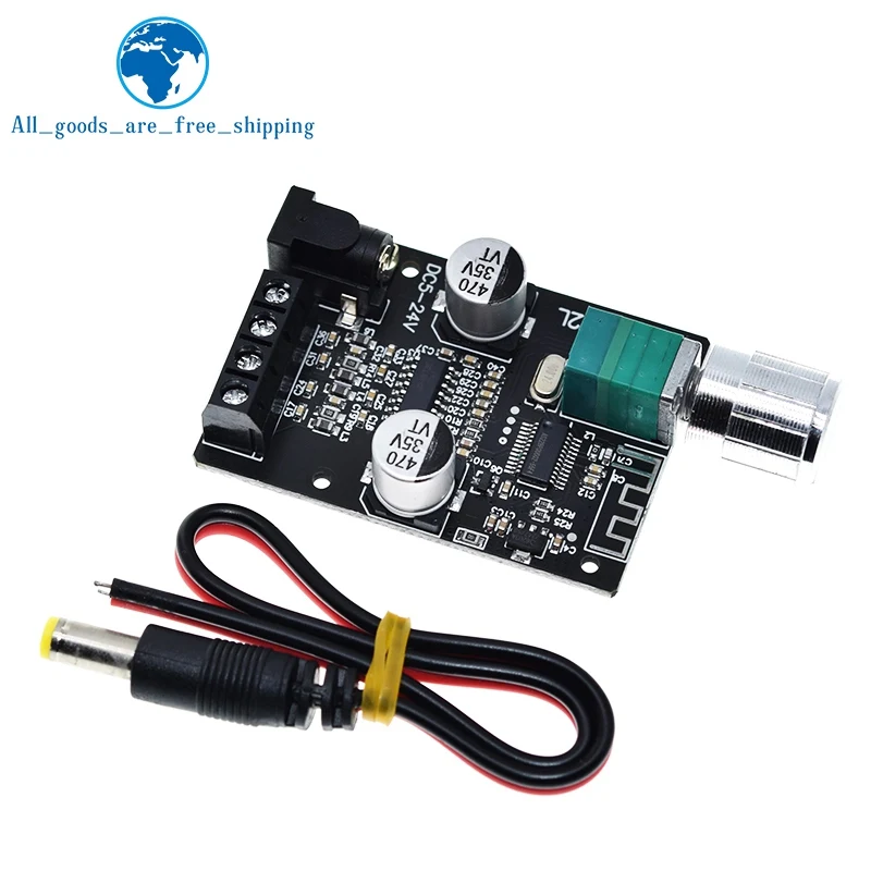 TZT ZK-502L MINI Bluetooth 5,0 DC 5-24 В беспроводной аудио цифровой усилитель мощности стерео плата 50Wx2 Bluetooth усилитель Amplificador
