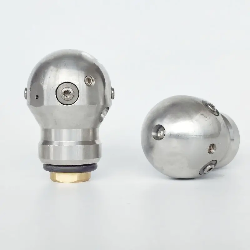 

NEW high pressure drain jetting rotating Cutting ball nozzle Sewer Jetter Ball Jet Nozzle 3/8" thread
