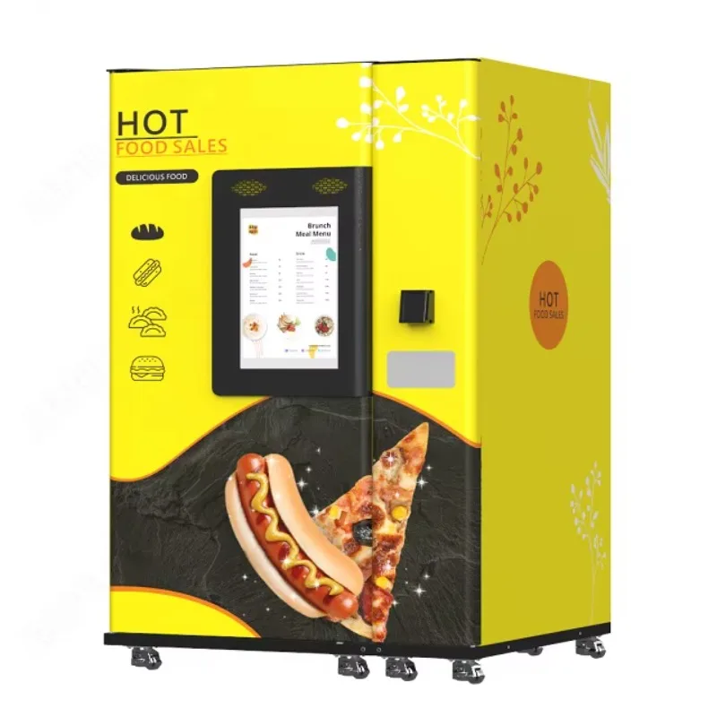 Smart Pizza Making and Vending Kiosk for Pizzas Up to 10 Inch or 12 Inch Fully Automatic Commercial Food Machine