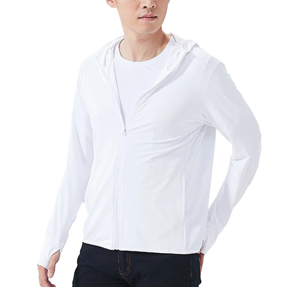 

Comfy Fashion Daily Holiday Jacket Coat Summer Windproof Cardigan Casual Hooded Long Sleeve Mens Solid Color Male