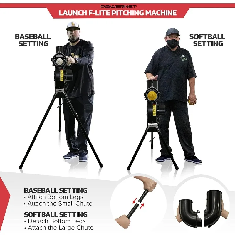 F-lite ultraleichte Übungs bälle mit Noppen für Pitching-Maschine | ein Dutzend | Baseball und Softball verfügbar