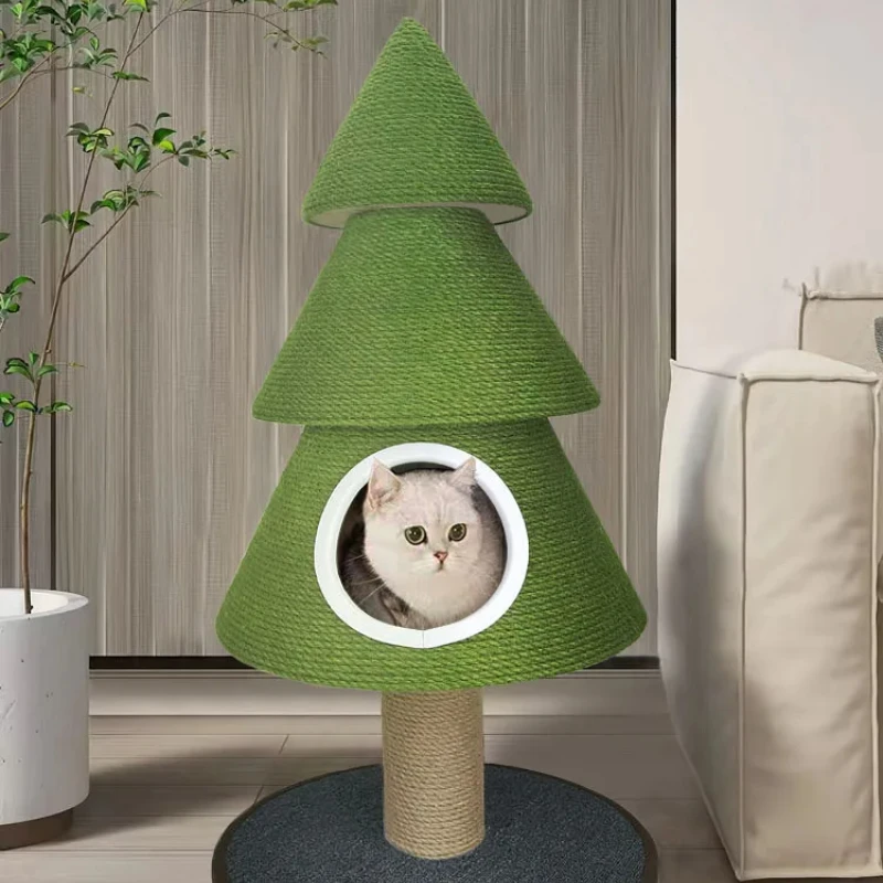 

Cat climbing frame, Christmas tree, cat scratching board, sword rope