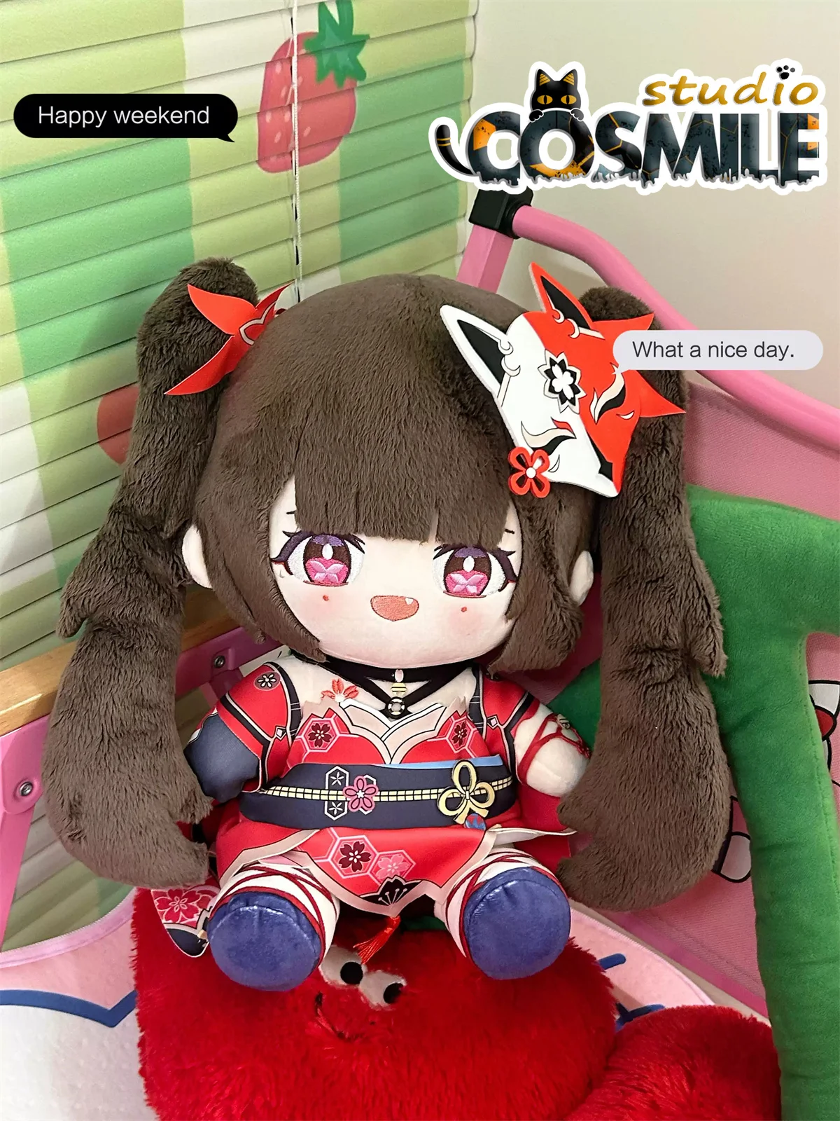 Przedsprzedaż Honkai: Star Rail Sparkle 각 teksto 스파클 Stuffed Plushie 40cm Siedząca pluszowa lalka Prezent Jong