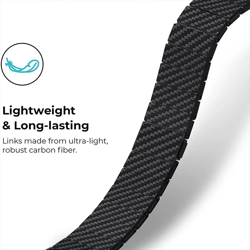 22mm Carbon Fiber Strap For CMF Watch Pro 2 Band Lightweigt Wristband For CMF by Nothing Watch Pro 2 Replacement Bracelet Correa