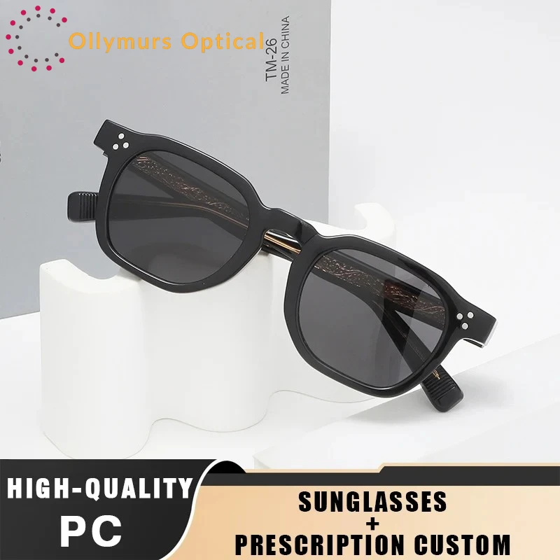 

OLLYMURS Women's Glasses Man Style Retro Vintage Sunglasses Polarized Men Popular Eyepieces in Sonzya Sunglass Woman Lunette