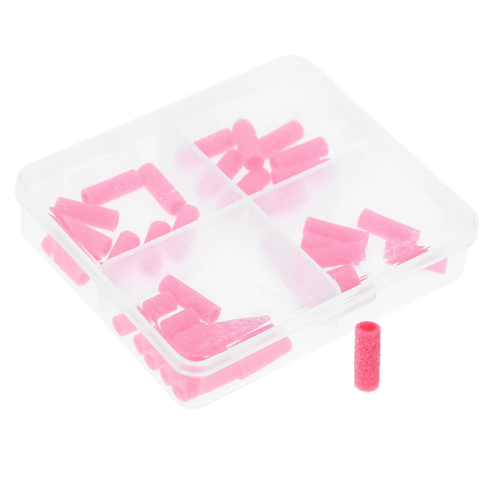 Zestaw 32 szt. pierścieni szlifierskich o drobnej ziarnistości do frezarki do paznokci, profesjonalne pierścienie do manicure, polerowania paznokci, usuwania żelu.