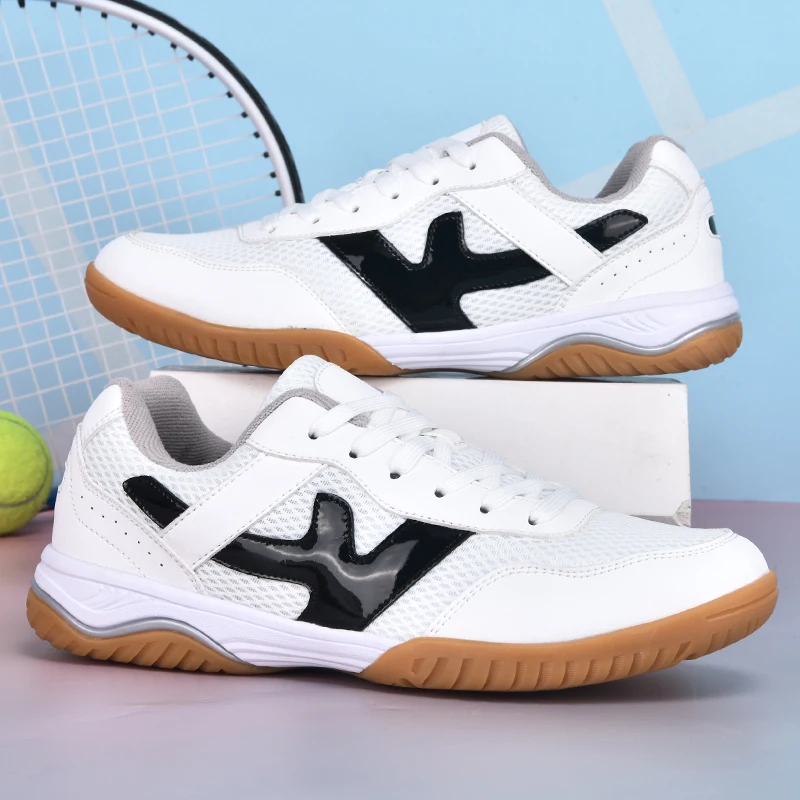 

Professional Table Tennis Shoes Men Women Hard-Wearing Indoor Sports Shoe Unisex Anti Slip Badminton Shoe Couples Size 35-45