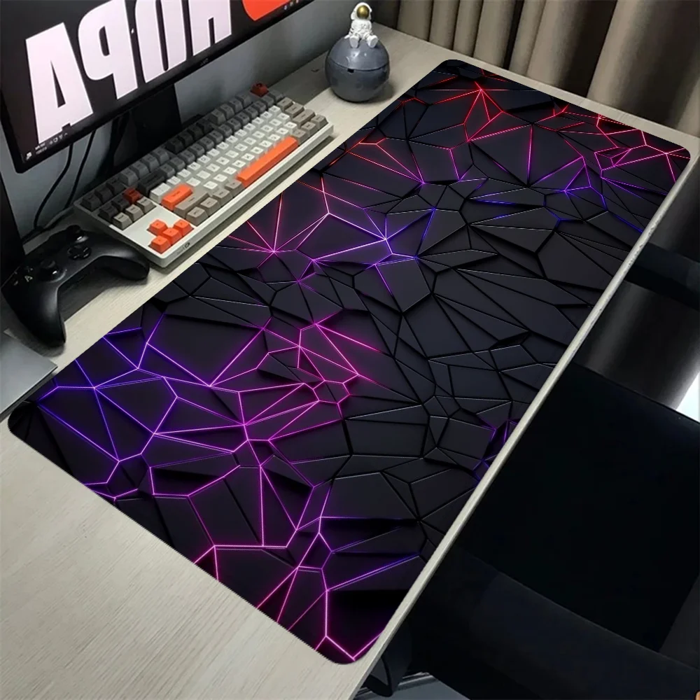 Gamer Desk Mat Stripe Office Accessories Pk Control Mouse Pad Anime Gaming Mats Pc Setup Accessories Computer Table Mousepad Xxl