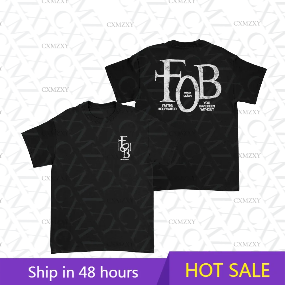 

2025 new Men T-Shirt Sign Funny Cotton Tee Shirt Short Sleeve Fall Out Boys T Shirts Round Collar Clothes Printed