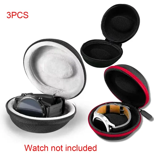 Caja de almacenamiento portátil para reloj individual, Estuche De Viaje resistente a golpes y a impactos, 1 ud.