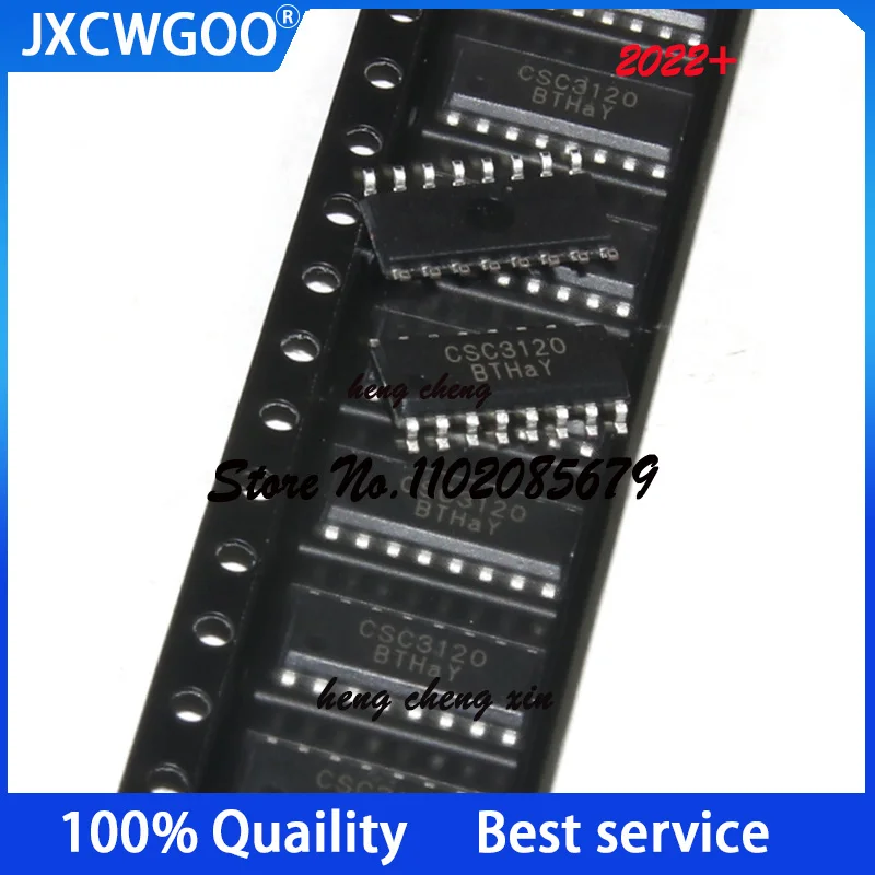 10PCS 100% New Original CSC3120 3120 SOP-16 IRS2092STRPBF IRS2092S  Audio amplifier chip