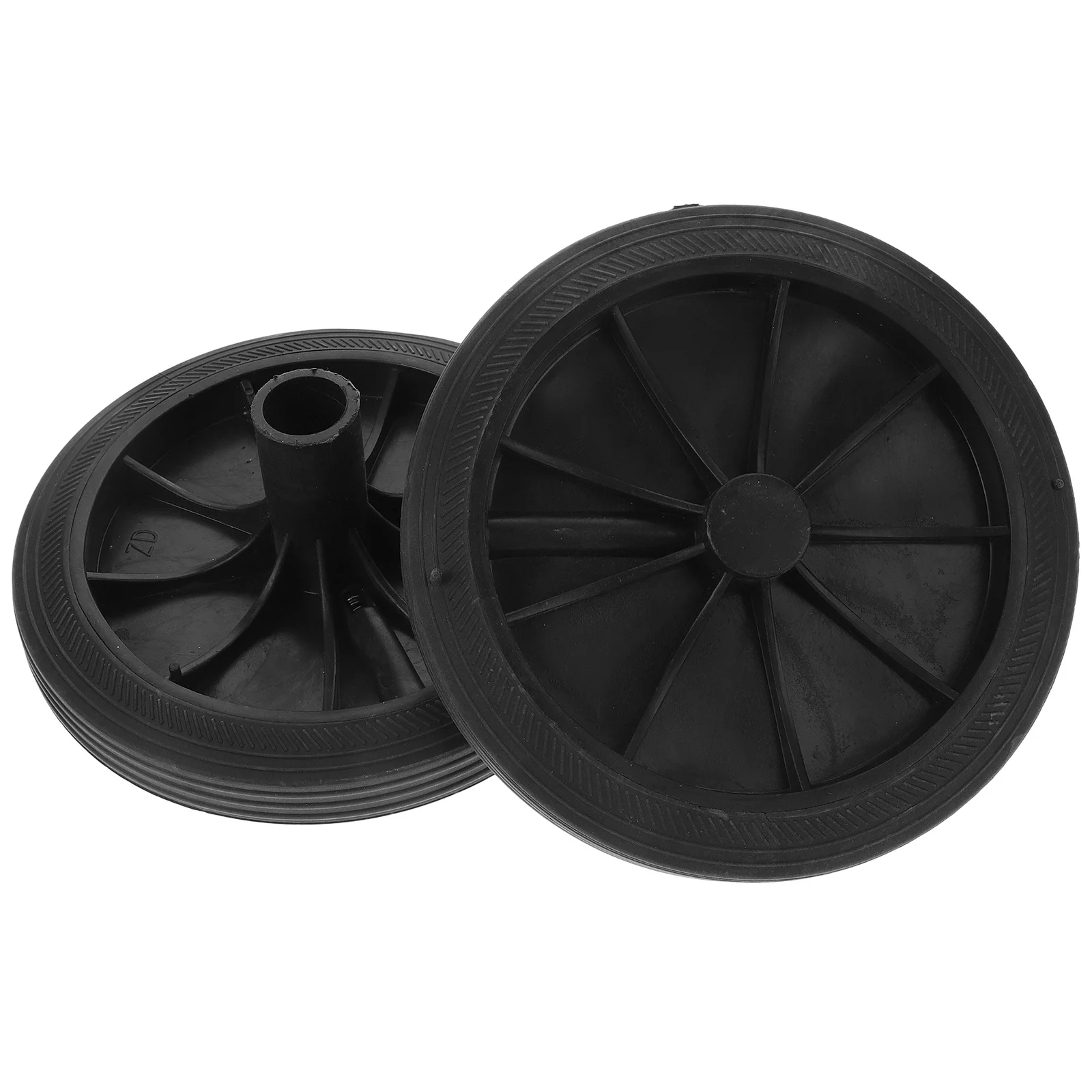 

2 pcs Garbage Can Wheels Replacement Wheels Replacement Trash Can Accessories Outdoor Trailer Repair Tools Durable Wheel Covers