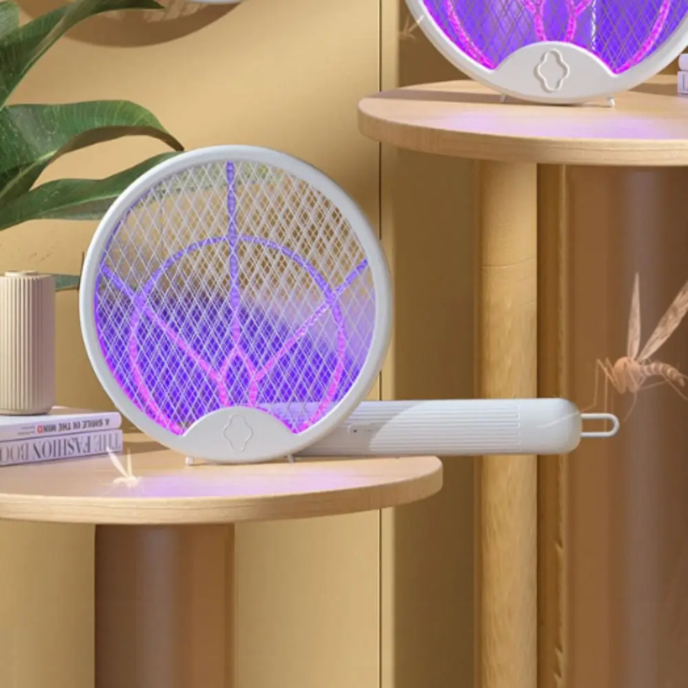 Wall Mounted Foldable Mosquito Killler Handheld Lure Fly Electric Mosquito Killler Rotatable USB Charging Anti-mosquito Device