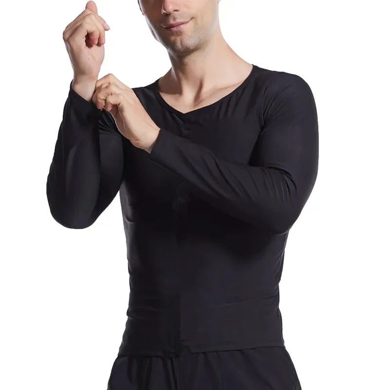 Shapewear Amazon cross-border men's fitness sweat suit shaping large size vest sports abdominal control short-sleeved corset