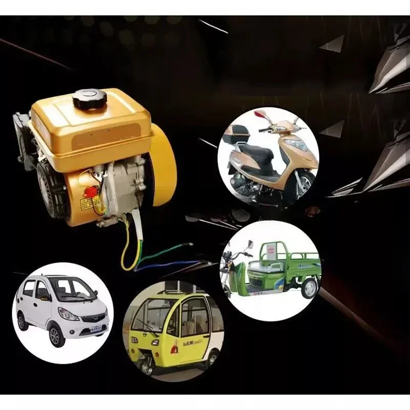 3000W 48V-72V Multifunction Bass Electric Tricycle Four Wheel Car Recharging Generator R