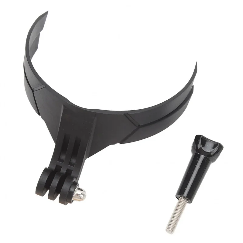 Motorcycle Helmet Chin Stand Mount Holder, Full Face Helmet Bracket, Stable Camera Accessory for G*Pro 13 12 11 10 9 8 and D*I A
