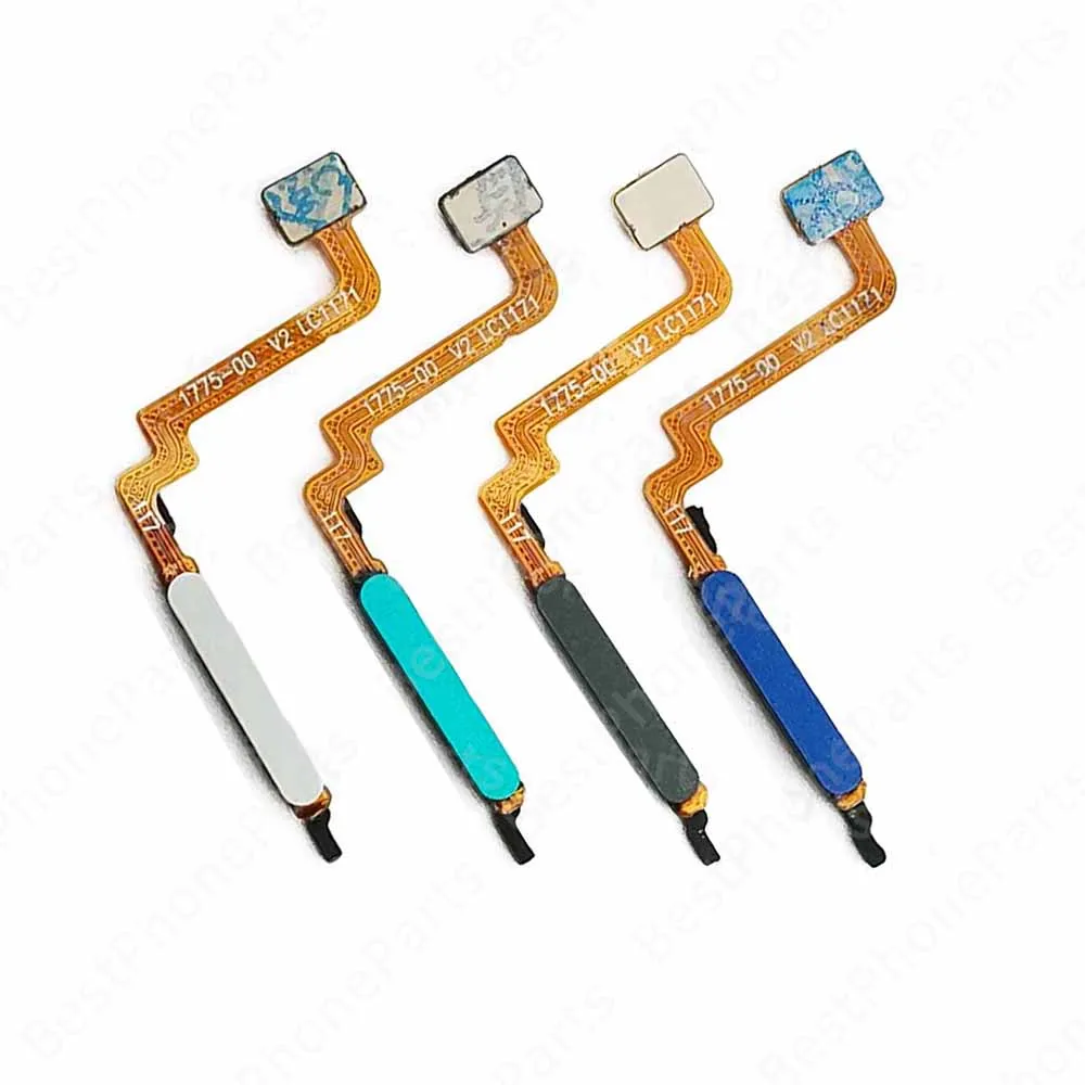 Touch Menu Finger Print Scanner For Xiaomi Mi Poco M4 Pro 5G M5 M5s Fingerprint Sensor Flex Cable Replacement Spare Parts
