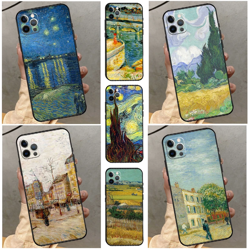 Van Gogh Oil Painting Case For Samsung Galaxy A33 A13 A53 A34 A54 A14 A15 A16 A26 A36 A56 A12 A32 A52 A06 A35 A55