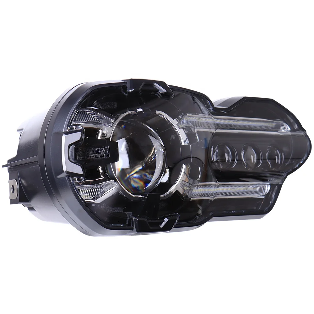 

Motorcycle LED Headlamp for ForK1200R 2005-2009 K1300R 2010-2013 with High/Low Beam DRL Lighting Attachment