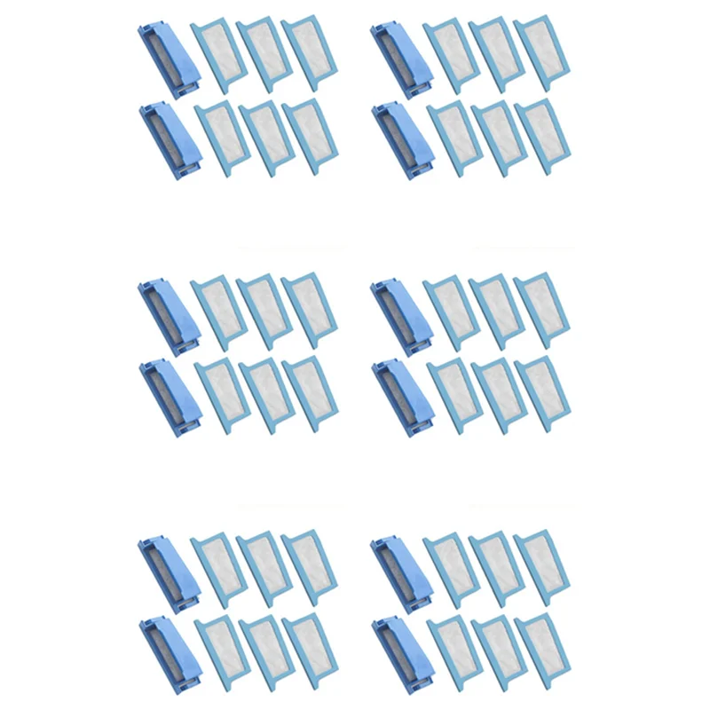 تتضمن مجموعات مرشح ABZA لـ Respironics لـ Dreamstation 12 مرشحًا قابل لإعادة الاستخدام و36 مرشحًا فائق الدقة يمكن التخلص منه