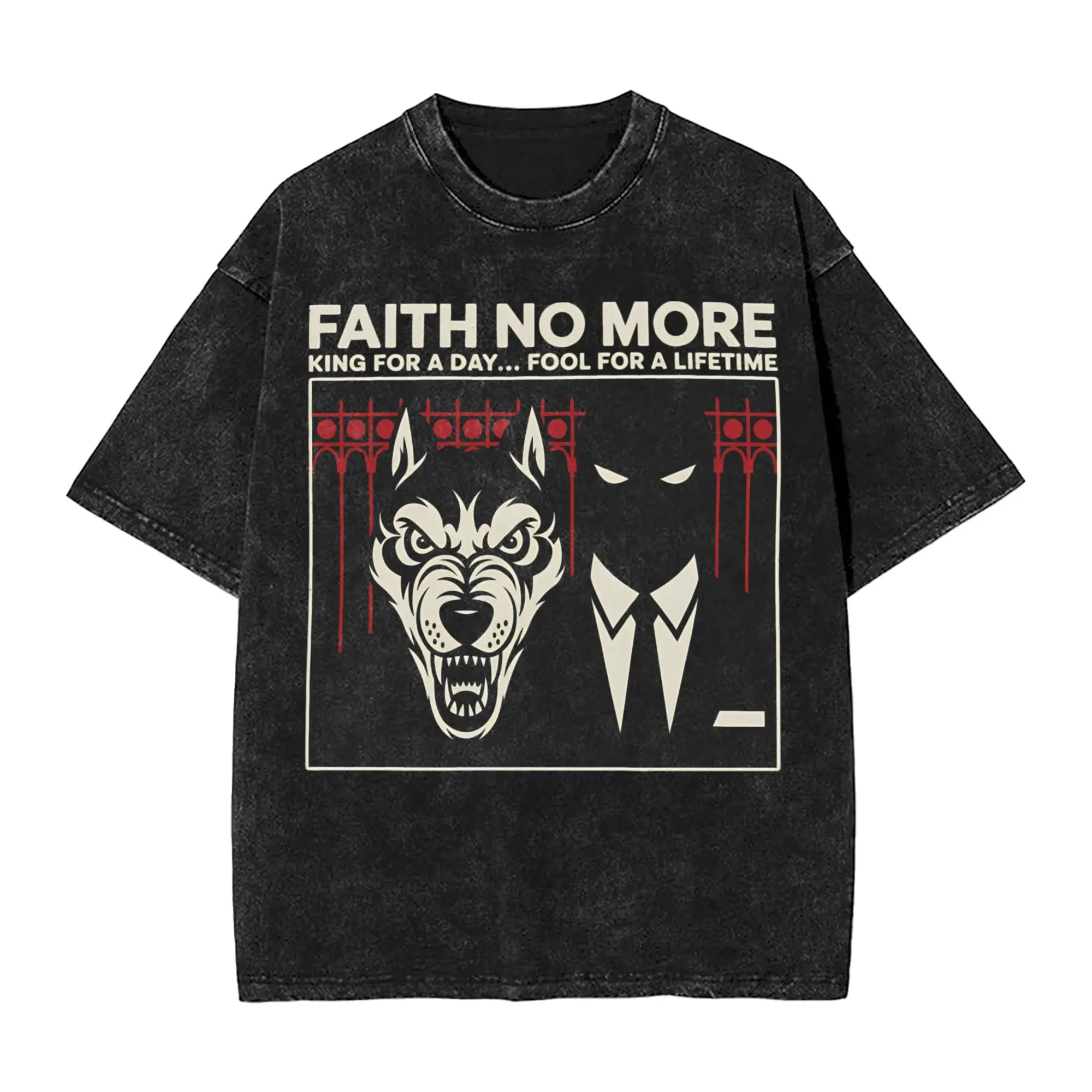 

Винтажная стираная футболка Faith No More, хлопковые футболки, модная крутая футболка в стиле ретро для мужчин, летние эстетические повседневные футболки
