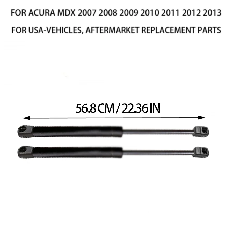 2 قطعة ل Acura MDX 2007 - 2012- 2013 غطاء محرك السيارة يدعم الدعامات الصدمات