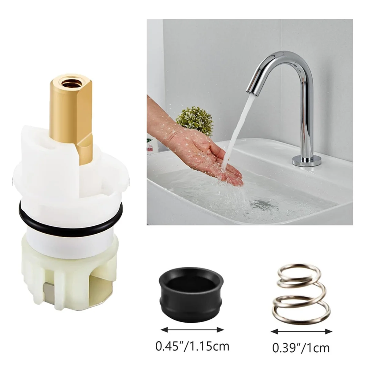 Popular_RP25513 Faucet Stem Replacement for Delta Two Handle Faucet Repair